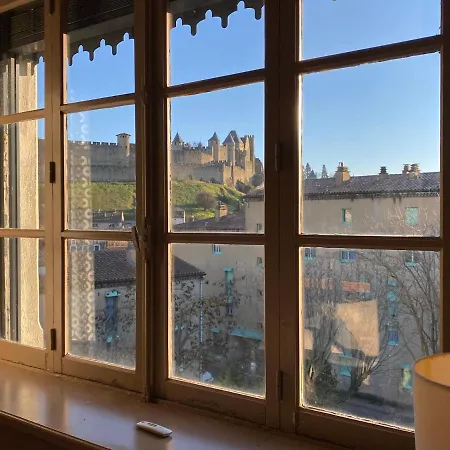 Demeure Saint Louis Historic Manor, 700m, Free Parking,a C,clim,wifi, View, Garden Bed and Breakfast Καρκασόν