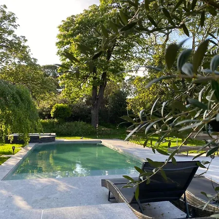 Demeure Saint Louis Historic Manor, City 700M, Parking,A C,Clim,Wifi, Heated Pool, City View Carcassonne