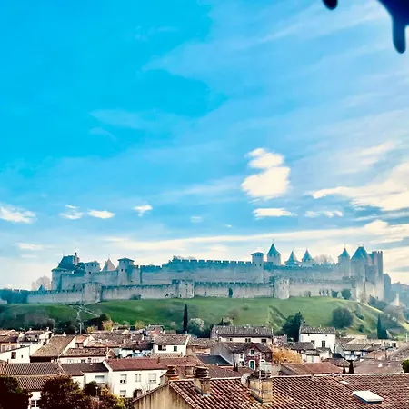 Demeure Saint Louis, cité 10mn à pieds, piscine chauffée, Clim AC, Parking privé Couette-café 4*