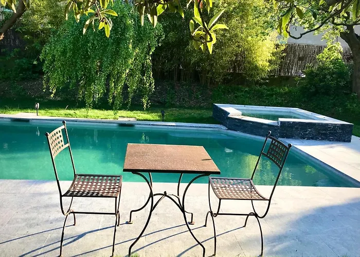 Demeure Saint Louis Historic Manor, 700m, Free Parking,a C,clim,wifi, View, Garden Carcassonne