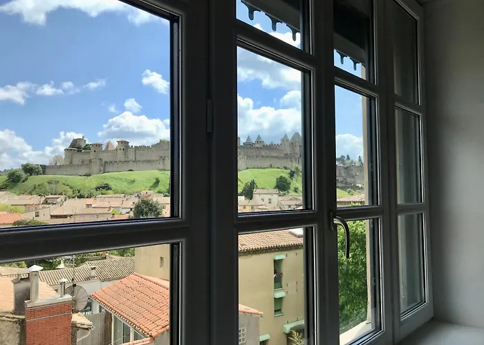 Demeure Saint Louis Historic Manor, 700m, Free Parking,a C,clim,wifi, View, Garden Oda ve Kahvaltı Carcassonne